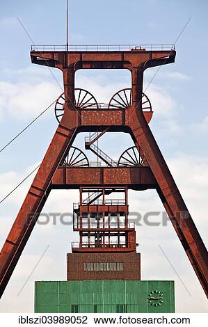 "Headframe of the Zeche Pluto colliery, Herne, Ruhr district, North Rhine-Westphalia, Germany, Europe" View Large Photo Image Stock Image - "Headframe of the Zeche Pluto colliery, Herne, Ruhr district, North Rhine-Westphalia, Germany, Europe". Fotosearch