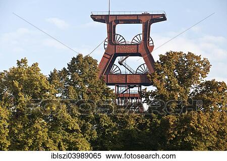 "Headframe of the Zeche Pluto colliery, Herne, Ruhr district, North Rhine-Westphalia, Germany, Europe" View Large Photo Image Stock Photography - "Headframe of the Zeche Pluto colliery, Herne, Ruhr district, North Rhine-Westphalia, Germany, Europe". Fotosearch