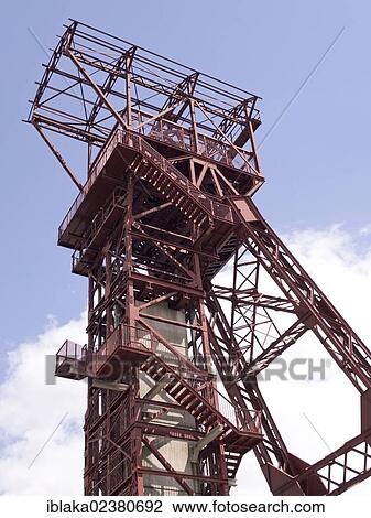 "Headframe, Phaenomania Erfahrungsfeld exhibiton, Essen, Ruhrgebiet area, North Rhine-Westphalia, Germany, Europe" View Large Photo Image Stock Image - "Headframe, Phaenomania Erfahrungsfeld exhibiton, Essen, Ruhrgebiet area, North Rhine-Westphalia, Germany, Europe". Fotosearch