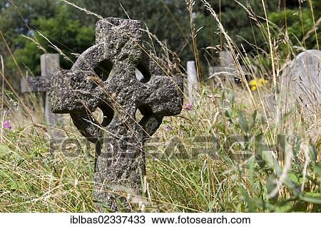 "Headstones, graves, Celtic cross, Brompton Cemetery, London, England, United Kingdom, Europe" View Large Photo Image Stock Image - "Headstones, graves, Celtic cross, Brompton Cemetery, London, England, United Kingdom, Europe". Fotosearch