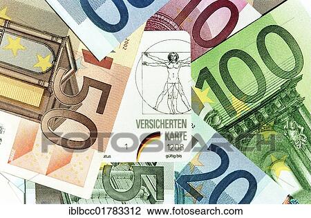 Health insurance card of a health insurance lying amidst various Euro banknotes View Large Photo Image Stock Image - Health insurance card of a health insurance lying amidst various Euro banknotes. Fotosearch