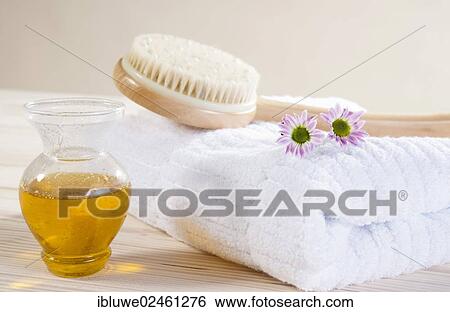 Health spa items View Large Photo Image Stock Photograph - Health spa items. Fotosearch