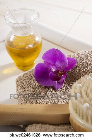 Health spa items View Large Photo Image Stock Photograph - Health spa items. Fotosearch