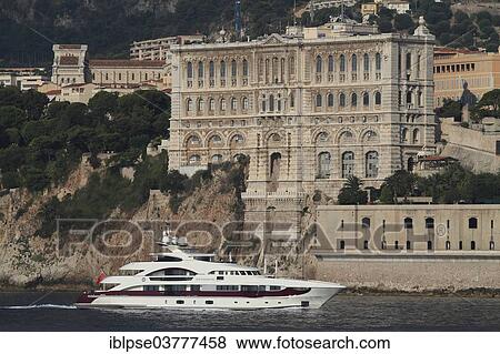 "Heesen motor yacht, Quite Essential, crossing in front the Oceanographic Museum, Principality of Monaco, Mediterranean Sea" View Large Photo Image Stock Photo - "Heesen motor yacht, Quite Essential, crossing in front the Oceanographic Museum, Principality of Monaco, Mediterranean Sea". Fotosearch