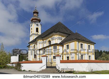 "Heilig-Kreuz-Kirche or Holy Cross Church, Berbling, Bad Aibling, Upper Bavaria, Bavaria, Germany, Europe" View Large Photo Image Stock Photo - "Heilig-Kreuz-Kirche or Holy Cross Church, Berbling, Bad Aibling, Upper Bavaria, Bavaria, Germany, Europe". Fotosearch