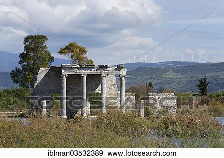 Stock Photo - "Hellenistic Gymnasium, ancient city of Miletus, Miletus, Aydin province, Aegean region, Turkey, Asia". Fotosearch