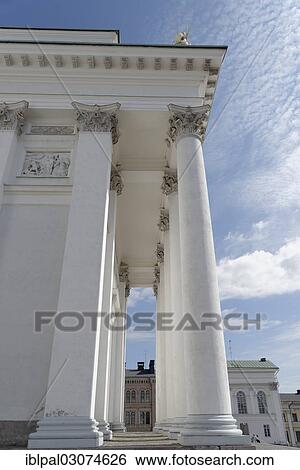 "Helsinki Cathedral, arcades, Senate Square, Senaatintori, Helsinki, Uusimaa, Finland, Europe" View Large Photo Image Stock Photograph - "Helsinki Cathedral, arcades, Senate Square, Senaatintori, Helsinki, Uusimaa, Finland, Europe". Fotosearch