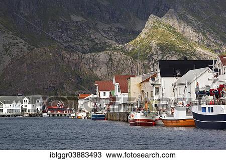 "Henningsvaer, Vagan, Austvagoy, Lofoten, Nordland, Norway, Europe" View Large Photo Image Stock Image - "Henningsvaer, Vagan, Austvagoy, Lofoten, Nordland, Norway, Europe". Fotosearch