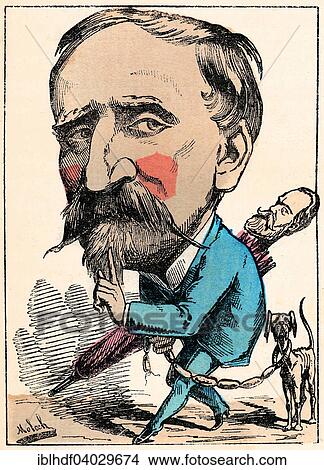"Henri Eugene Philippe Louis d'Orleans, duc d'Aumale, a French politician, political caricature, 1882, by Alphonse Hector Colomb pseudonym B. Moloch, a French caricaturist" View Large Photo Image Picture - "Henri Eugene Philippe Louis d'Orleans, duc d'Aumale, a French politician, political caricature, 1882, by Alphonse Hector Colomb pseudonym B. Moloch, a French caricaturist". Fotosearch