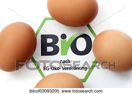 "Hen's eggs with organic seal, symbolic image, Germany, Europe" View Large Photo Image Stock Photography - "Hen's eggs with organic seal, symbolic image, Germany, Europe". Fotosearch