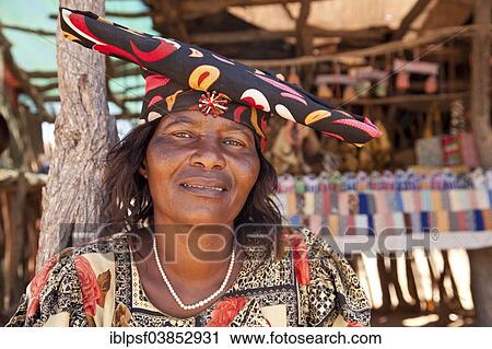 "Herero woman with typical headdress, Namibia, Africa" View Large Photo Image Stock Image - "Herero woman with typical headdress, Namibia, Africa". Fotosearch