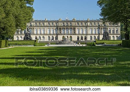 "Herrenchiemsee New Palace, Schlosspark palace gardens, Herreninsel island, Chiemsee lake, Chiemgau, Upper Bavaria, Bavaria, Germany, Europe" View Large Photo Image Stock Photograph - "Herrenchiemsee New Palace, Schlosspark palace gardens, Herreninsel island, Chiemsee lake, Chiemgau, Upper Bavaria, Bavaria, Germany, Europe". Fotosearch
