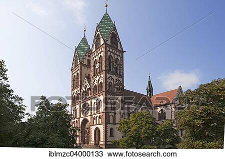 "Herz Jesu-Kirche, or Sacred Heart Church, built in the style of Historicism, consecrated in 1897, Freiburg, Baden-Wurttemberg, Germany, Europe" View Large Photo Image Stock Image - "Herz Jesu-Kirche, or Sacred Heart Church, built in the style of Historicism, consecrated in 1897, Freiburg, Baden-Wurttemberg, Germany, Europe". Fotosearch