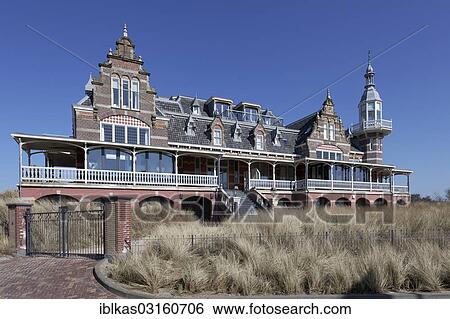 "Het Badpaviljoen, historic bathing pavilion, today luxury apartments, Domburg, Zeeland province, The Netherlands, Europe" View Large Photo Image Stock Photograph - "Het Badpaviljoen, historic bathing pavilion, today luxury apartments, Domburg, Zeeland province, The Netherlands, Europe". Fotosearch