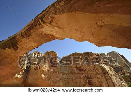 "Hickman Bridge Trail, Capitol Reef National Park, Utah, Southwestern USA" View Large Photo Image Picture - "Hickman Bridge Trail, Capitol Reef National Park, Utah, Southwestern USA". Fotosearch