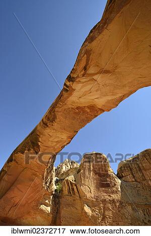 Stock Photo - "Hickman Bridge Trail, Capitol Reef National Park, Utah, USA". Fotosearch