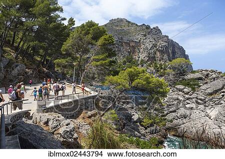 "Hidden Bay of Sa Calobra, Tramuntana Mountains, Majorca, Balearic Islands, Spain, Europe" View Large Photo Image Picture - "Hidden Bay of Sa Calobra, Tramuntana Mountains, Majorca, Balearic Islands, Spain, Europe". Fotosearch