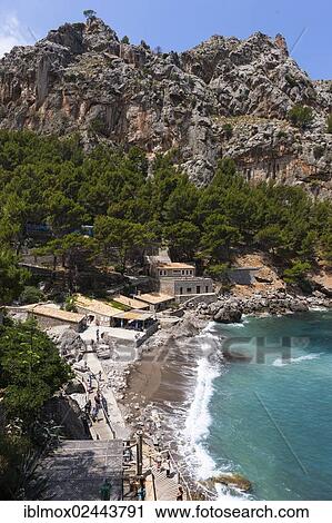 "Hidden Bay of Sa Calobra, Tramuntana Mountains, Majorca, Balearic Islands, Mediterranean Sea, Spain, Europe" View Large Photo Image Stock Image - "Hidden Bay of Sa Calobra, Tramuntana Mountains, Majorca, Balearic Islands, Mediterranean Sea, Spain, Europe". Fotosearch