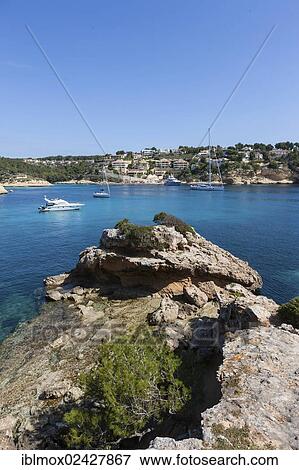 "Hidden beach of Portals Vells, Three Finger Bay, Cala Portals Vells, Cala Mago, Majorca, Balearic Islands, Spain, Europe" View Large Photo Image Stock Photo - "Hidden beach of Portals Vells, Three Finger Bay, Cala Portals Vells, Cala Mago, Majorca, Balearic Islands, Spain, Europe". Fotosearch
