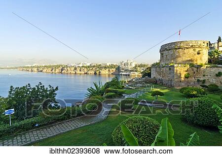"Hidirlik tower, Hidirlik Kulesi, a fortress from the 2nd century, Karaalioglu Park, Kaleici, historic district of Antalya, Turkey, Asia" View Large Photo Image Stock Photo - "Hidirlik tower, Hidirlik Kulesi, a fortress from the 2nd century, Karaalioglu Park, Kaleici, historic district of Antalya, Turkey, Asia". Fotosearch