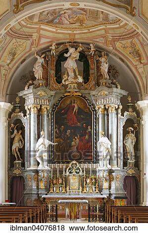 "High altar in the parish church of St. George, Jois, Northern Burgenland, Burgenland, Austria, Europe" View Large Photo Image Stock Photo - "High altar in the parish church of St. George, Jois, Northern Burgenland, Burgenland, Austria, Europe". Fotosearch