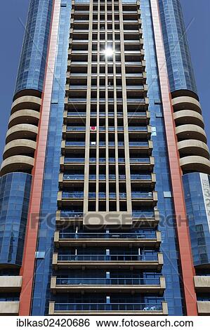High rise apartments, Sheikh Zayed Road, Dubai United Arab Emirates, Middle East, Asia View Large Photo Image Stock Photograph - High rise apartments, Sheikh Zayed Road, Dubai United Arab Emirates, Middle East, Asia. Fotosearch