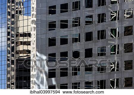 "High-rise building, glass facade with reflections, Calgary, Canada, North America" View Large Photo Image Picture - "High-rise building, glass facade with reflections, Calgary, Canada, North America". Fotosearch