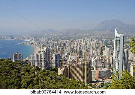 "High-rise buildings, coastline, Benidorm, Province of Alicante, Spain, Europe" View Large Photo Image Picture - "High-rise buildings, coastline, Benidorm, Province of Alicante, Spain, Europe". Fotosearch