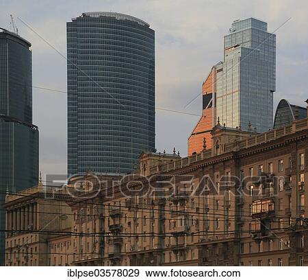 "High-rise buildings in the Moscow City development area, from Kutuzovsky Prospekt, Moskau, Moscow Oblast, Russia, Europe" View Large Photo Image Stock Photo - "High-rise buildings in the Moscow City development area, from Kutuzovsky Prospekt, Moskau, Moscow Oblast, Russia, Europe". Fotosearch