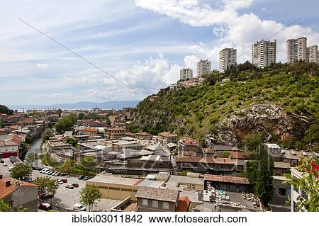 "High-rise residential buildings in Rijeka, Istria, Croatia, Europe, Rijeka, Croatia, Europe" View Large Photo Image Stock Image - "High-rise residential buildings in Rijeka, Istria, Croatia, Europe, Rijeka, Croatia, Europe". Fotosearch