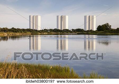 "High rises on the south beach, Burgtiefe, Fehmarn, Schleswig-Holstein, Germany, Europe" View Large Photo Image Stock Photo - "High rises on the south beach, Burgtiefe, Fehmarn, Schleswig-Holstein, Germany, Europe". Fotosearch