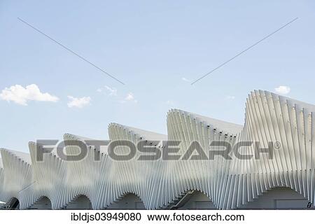 "High-speed railway station Mediopadana, architect Santiago Calatrava, Reggio nell‘Emilia, Reggio Emilia Province, Italy, Europe" View Large Photo Image Stock Image - "High-speed railway station Mediopadana, architect Santiago Calatrava, Reggio nell‘Emilia, Reggio Emilia Province, Italy, Europe". Fotosearch