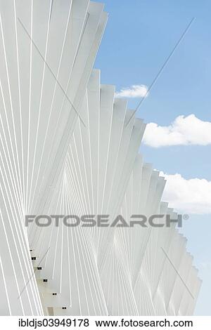 "High-speed railway station Mediopadana, architect Santiago Calatrava, Reggio nell‘Emilia, Reggio Emilia Province, Italy, Europe" View Large Photo Image Stock Photo - "High-speed railway station Mediopadana, architect Santiago Calatrava, Reggio nell‘Emilia, Reggio Emilia Province, Italy, Europe". Fotosearch