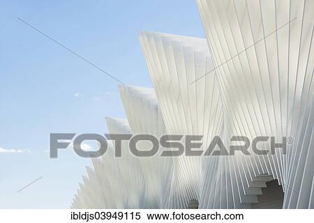 Stock Photography - "High-speed railway station Mediopadana, architect Santiago Calatrava, Reggio nellâ€˜Emilia, Reggio Emilia Province, Italy, Europe". Fotosearch