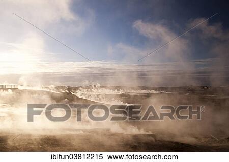 "High-temperature geothermal area of Gunnuhver, Suournes or Southern Peninsula, Reykjanes Peninsula, Iceland, Europe" View Large Photo Image Stock Photography - "High-temperature geothermal area of Gunnuhver, Suournes or Southern Peninsula, Reykjanes Peninsula, Iceland, Europe". Fotosearch