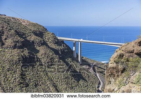 "Highway viaduct, Gran Canaria, Spain, Europe" View Large Photo Image Stock Image - "Highway viaduct, Gran Canaria, Spain, Europe". Fotosearch