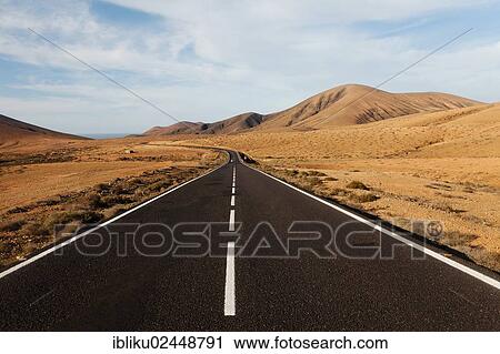 "Highway, Western Highlands, Fuerteventura, Canary Islands, Spain, Europe" View Large Photo Image Stock Image - "Highway, Western Highlands, Fuerteventura, Canary Islands, Spain, Europe". Fotosearch
