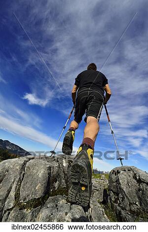 "Hiker on the Eggenalm, Reit im Winkl, Chiemgau region, Upper Bavaria, Bavaria, Germany, Europe" View Large Photo Image Stock Photograph - "Hiker on the Eggenalm, Reit im Winkl, Chiemgau region, Upper Bavaria, Bavaria, Germany, Europe". Fotosearch