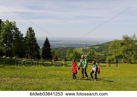 "Hikers on the way to Brotjacklriegel mountain, near Langfurth, Bavarian Forest, Lower Bavaria, Bavaria, Germany, Europe" View Large Photo Image Stock Image - "Hikers on the way to Brotjacklriegel mountain, near Langfurth, Bavarian Forest, Lower Bavaria, Bavaria, Germany, Europe". Fotosearch