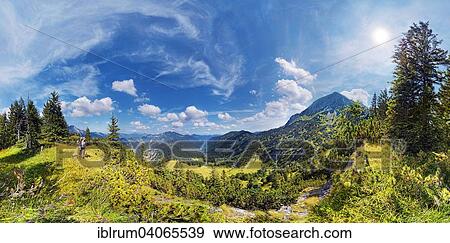 "Hikers on the Weisenbachkopf mountain with view to Halserspitze peak, Wildbad Kreuth, Bavaria, Germany, Europe" View Large Photo Image Stock Photo - "Hikers on the Weisenbachkopf mountain with view to Halserspitze peak, Wildbad Kreuth, Bavaria, Germany, Europe". Fotosearch