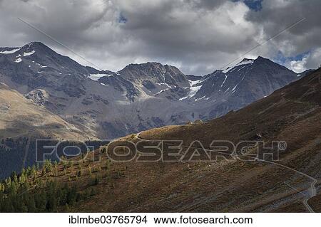 "Hiking trail, Mt Vertainspitze or Cima Vertana, left, and the mountains Vordere Schoentaufspitze and Hintere Schoentaufspitze, Nationalpark Stilfser Joch, South Tyrol province, Trentino-Alto Adige, Italy, Europe" View Large Photo Image Picture - "Hiking trail, Mt Vertainspitze or Cima Vertana, left, and the mountains Vordere Schoentaufspitze and Hintere Schoentaufspitze, Nationalpark Stilfser Joch, South Tyrol province, Trentino-Alto Adige, Italy, Europe". Fotosearch