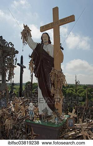 "Hill of Crosses, Siauliai, Lithuania, Baltic States, Europe" View Large Photo Image Stock Photo - "Hill of Crosses, Siauliai, Lithuania, Baltic States, Europe". Fotosearch