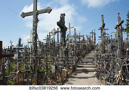 "Hill of Crosses, Siauliai, Lithuania, Baltic States, Europe" View Large Photo Image Stock Photograph - "Hill of Crosses, Siauliai, Lithuania, Baltic States, Europe". Fotosearch