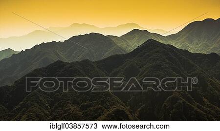 "Hilly landscape, seen from the Great Wall, Badaling, Beijing, China, Asia" View Large Photo Image Stock Image - "Hilly landscape, seen from the Great Wall, Badaling, Beijing, China, Asia". Fotosearch