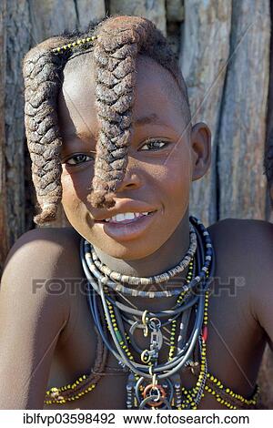 "Himba girl, portrait, Omohanja, Kaokoland, Kunene, Namibia, Africa" View Large Photo Image Stock Image - "Himba girl, portrait, Omohanja, Kaokoland, Kunene, Namibia, Africa". Fotosearch