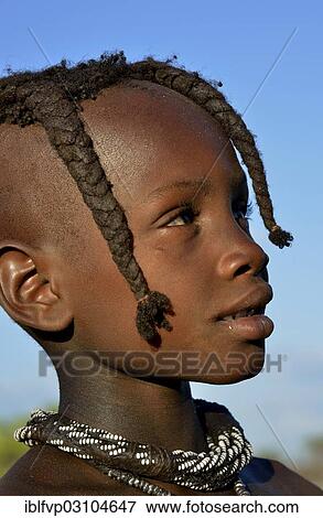 "Himba girl, portrait, Omohanja, Kaokoland, Kunene, Namibia, Africa" View Large Photo Image Stock Photo - "Himba girl, portrait, Omohanja, Kaokoland, Kunene, Namibia, Africa". Fotosearch