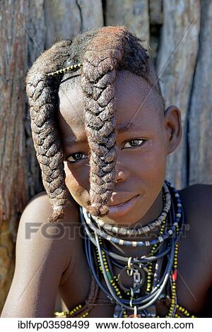 "Himba girl, portrait, Omohanja, Kaokoland, Kunene, Namibia, Africa" View Large Photo Image Stock Photo - "Himba girl, portrait, Omohanja, Kaokoland, Kunene, Namibia, Africa". Fotosearch