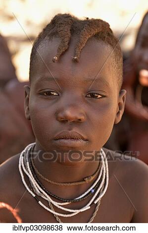 "Himba girl, portrait, Ovikange, Kaokoland, Kunene, Namibia, Africa" View Large Photo Image Stock Photo - "Himba girl, portrait, Ovikange, Kaokoland, Kunene, Namibia, Africa". Fotosearch