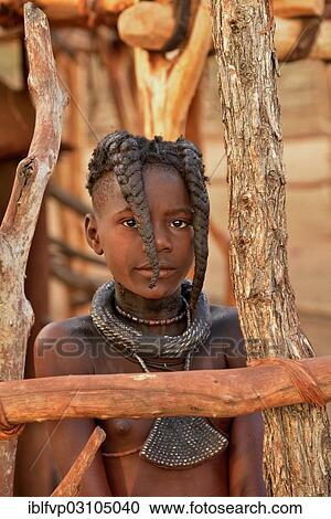 "Himba girl with typical hairstyle, Omuramba, Kaokoland, Kunene, Namibia, Africa" View Large Photo Image Stock Image - "Himba girl with typical hairstyle, Omuramba, Kaokoland, Kunene, Namibia, Africa". Fotosearch