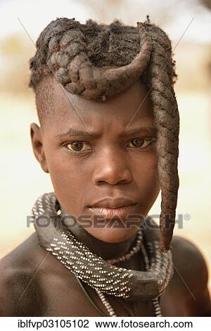"Himba girl with typical hairstyle, Omuramba, Kaokoland, Kunene, Namibia, Africa" View Large Photo Image Stock Image - "Himba girl with typical hairstyle, Omuramba, Kaokoland, Kunene, Namibia, Africa". Fotosearch